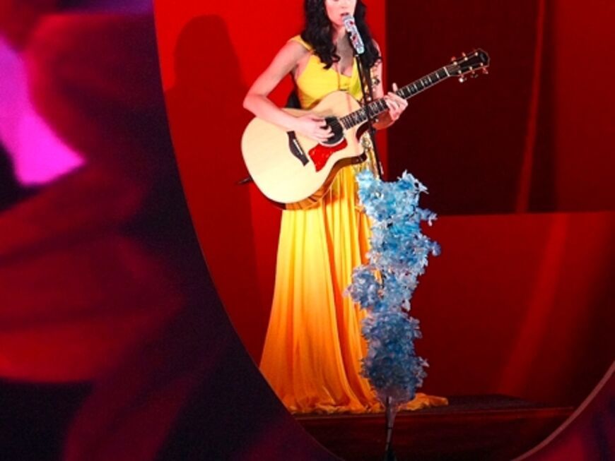 US-Star Katy Perry wollte ihre deutschen Fans nicht enttäuschen und sang trotz Erkältung 