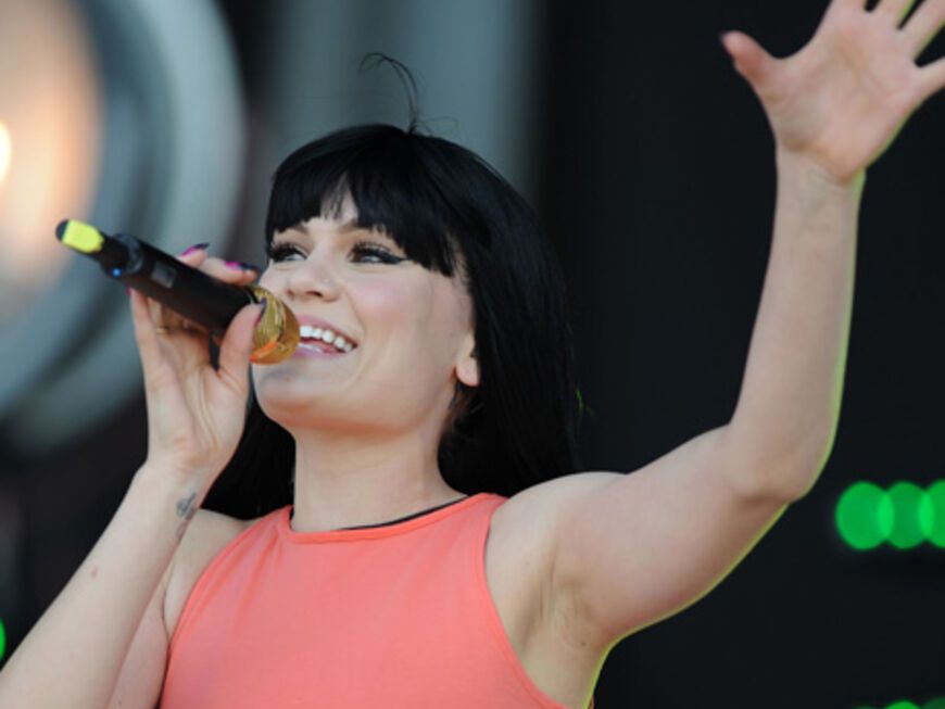 Sängerin Jessie J performte gut gelaunt ihre Hits