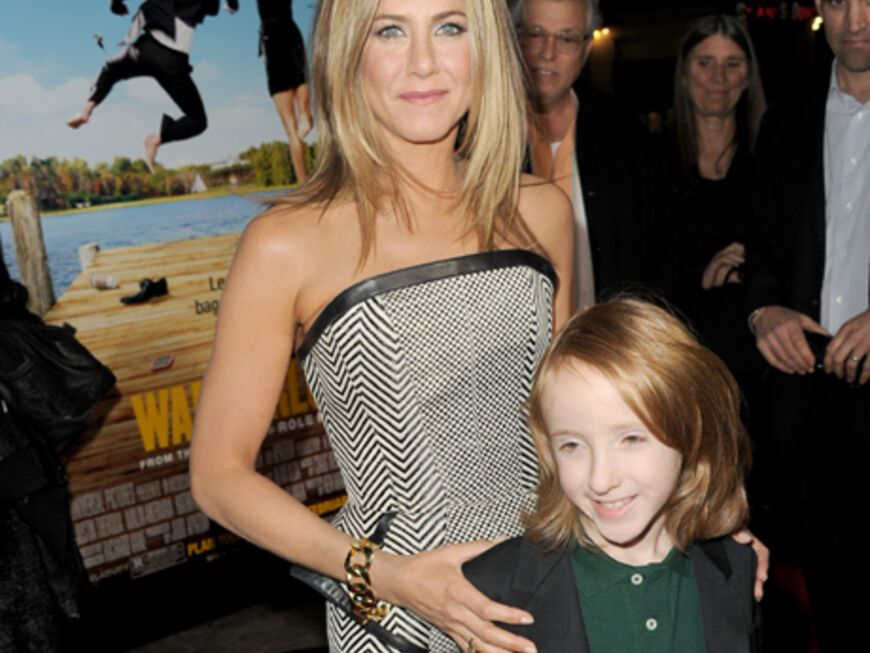 Steht ihr gut: Jennifer Aniston mit ihrem Filmkind Ian Patrick