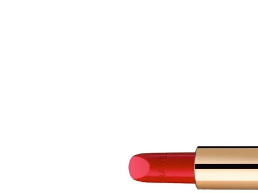 Klassisch: Klassisches Lippenbekenntnis "Rouge Allure Nr. 64 Enthusiast" von Chanel, ca. 27 Euro
