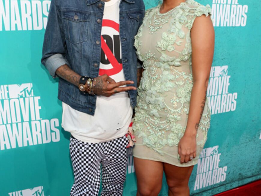 Rapper Wiz Khalifa mit Kanye Wests Ex Amber Rose