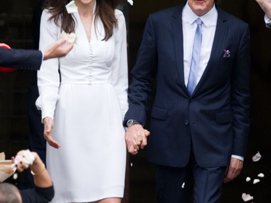 Am Sonntag, den 09.10.2011, hat Paul McCartney Nancy Shevell in London geheiratet