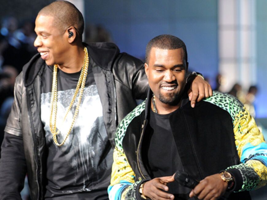 Kumpels: Jay-Z und Kanye West