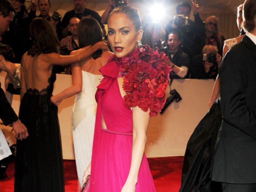 Das Outfit von Jennifer Lopez gehörte zu den schönsten des Abends. Bravo!