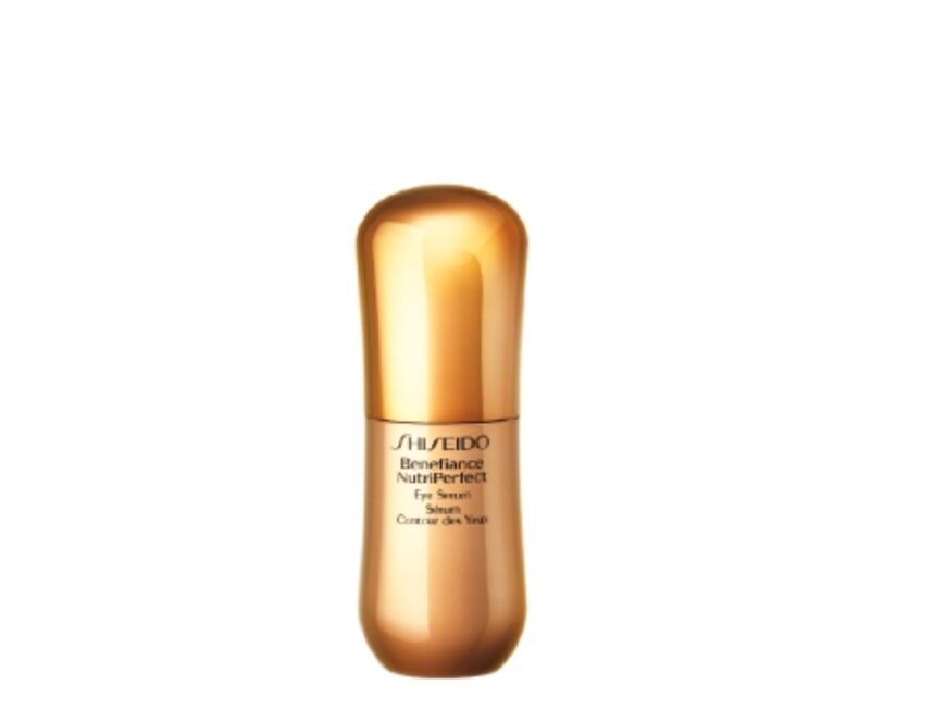Gegen Falten: Stärkt die Elastizität reifer Haut: "Benefiance NutriPerfect Eye Serum" von Shiseido, 15 ml ca. 90 Euro 