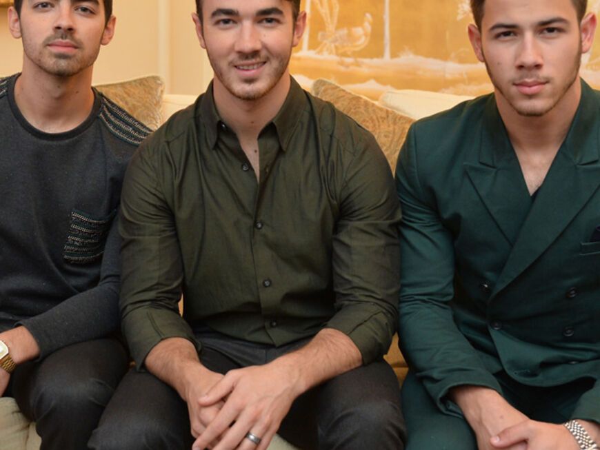 Die Jonas Brothers: Joe, Kevin und Nick Jonas
