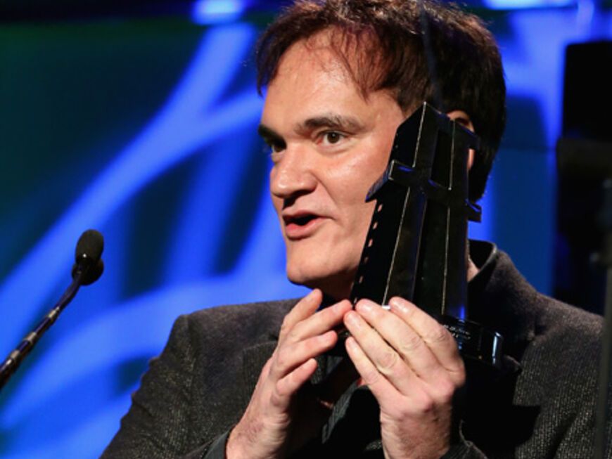 Filmemacher Quentin Tarantino freute sich über den Preis als bester Drehbuchautor "Django Unchained"
