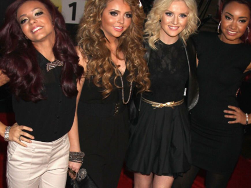 Gerade erst bei der britischen Version von "X Factor" gewonnen - nun schon gemeinsam mit den Royals auf einer Party: Die Mädels von "Little Mix"