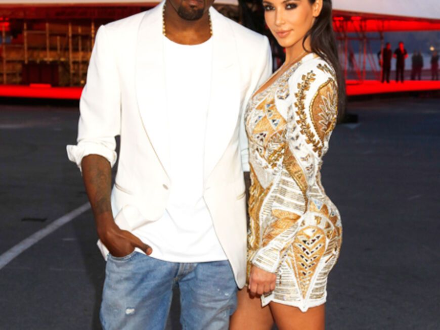 Für ihn ist sie seine "perfect bitch": Kim Kardashian und Kanye West