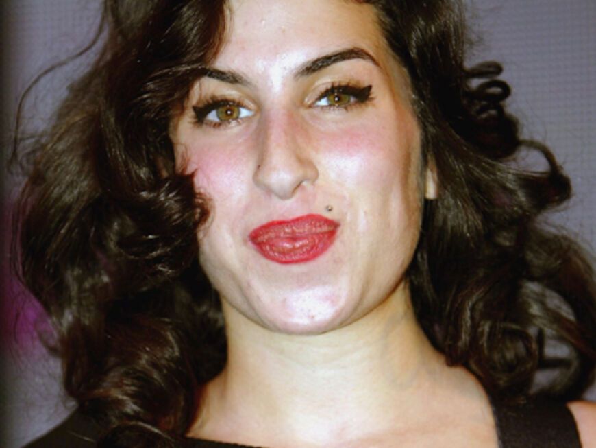 Amy Winehouse glücklich