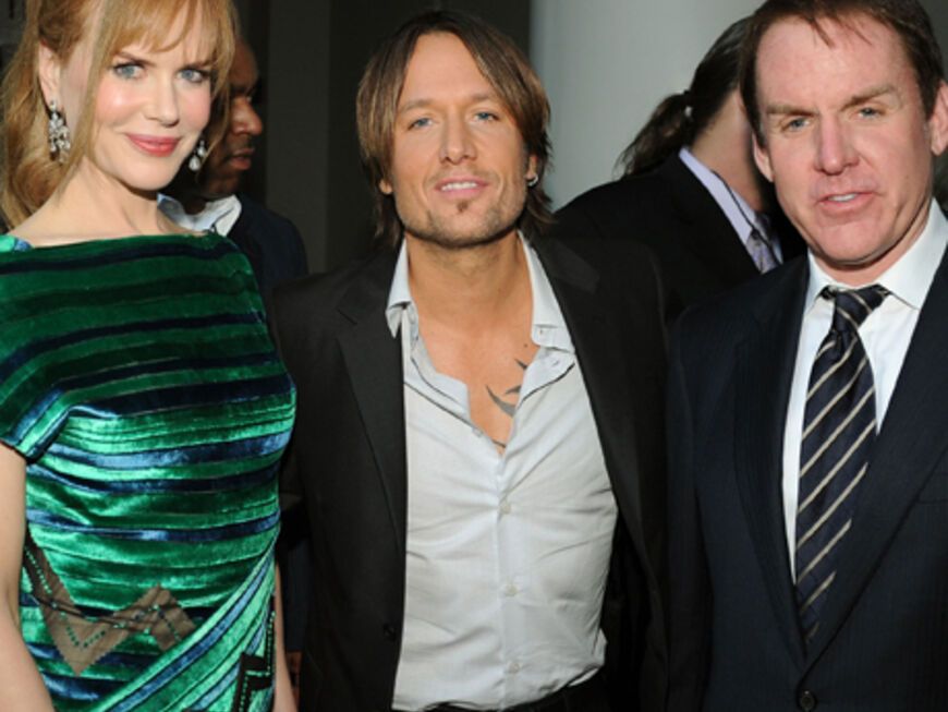 Nicole Kidman und Keith mit Brian Philips
