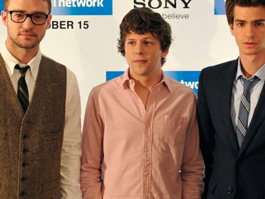 2010 ergatterte Justin (als "Sean Parker") eine Rolle neben Jesse Eisenberg in dem Kinohit "The Social Network" - der Entstehungsgeschichte von Facebook