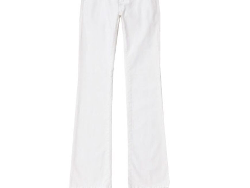 White Denim: Gerade mit Kontrastnaht von CK Jeans, ca. 170 Euro