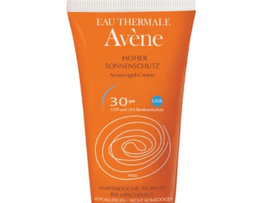 Für trockene Haut "Sonnencreme LSF 30" von Avène, 50 ml ca. 15 Euro