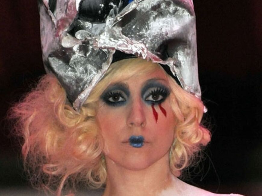 Lady GaGa sorgte mal wieder mit ihrem schrillen Look für Aufsehen