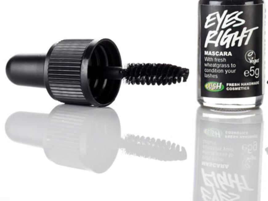 Kann sogar von Kontaktlinsenträgern ohne Probleme verwendet werden. "Eyes Right Mascara" von LUSH, ca. 15 Euro