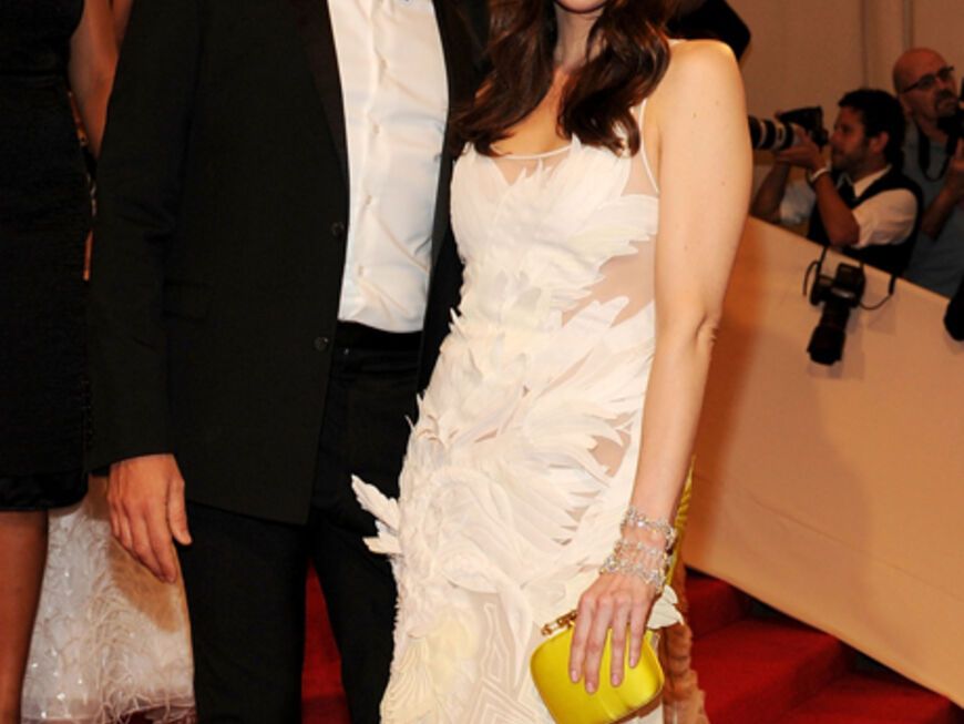 Designer Riccardo Tisci mit Schauspielerin Liv Tyler