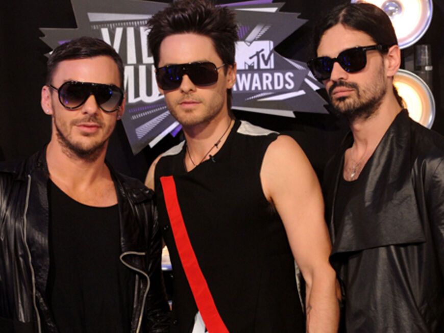 Coole Jungs: Shannon Leto, Jared Leto, Tomo Milicevic von "30 Seconds to Mars"
