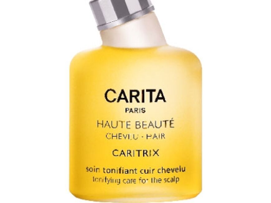 Caritrix verwÃ¶hnt und stimuliert mit Ã¤therischen Ölen und wertvollen BlÃ¼tenessenzen, von Carita, 50 ml ca. 41 Euro