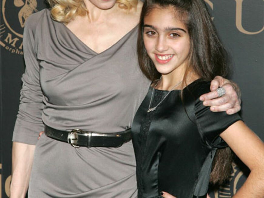 2008: Lourdes zusammen mit Mama Madonna, 55. 