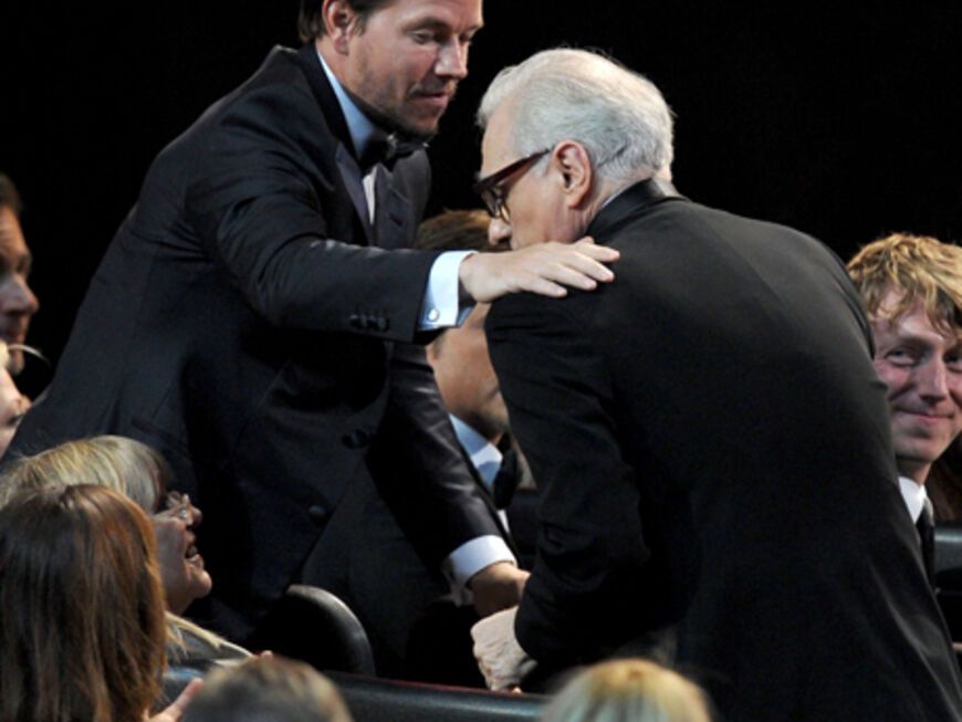 Mark Wahlberg holte die Regie-Legende Martin Scorsese auf die Bühne