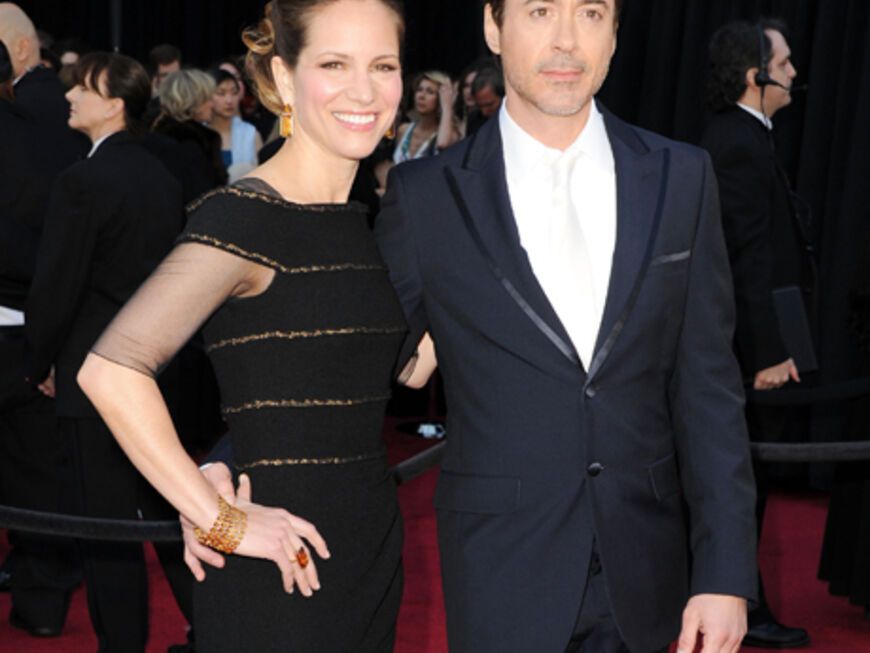 Robert Downey Jr. ﻿kam gemeinsam mit seiner Ehefrau Susan