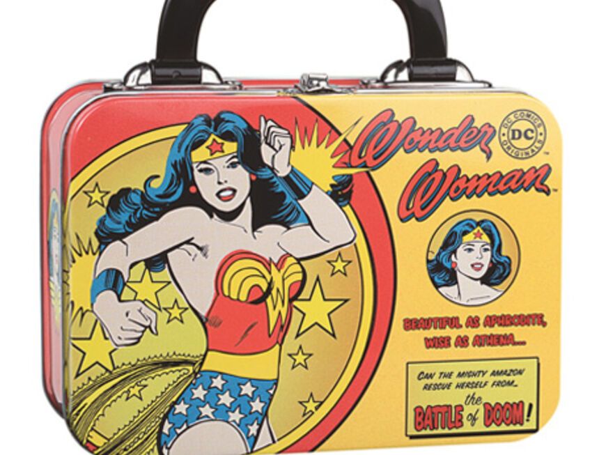Da wird ihre Nichte garantiert neidisch sein, wenn Sie mit dieser coolen Wonder Woman Lunchbox auftauchen. Über paper-source.com, ca. 10 Euro