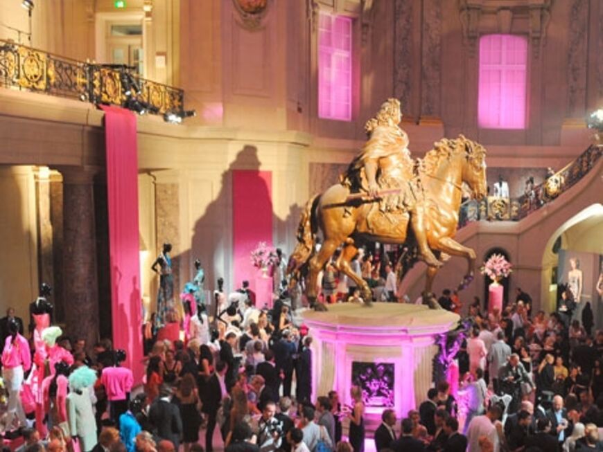 Was für ein Fest! "Escada" lud am Mittwoch zur großen Fashion-Party im Berliner Bode-Museum auf der Museumsinsel