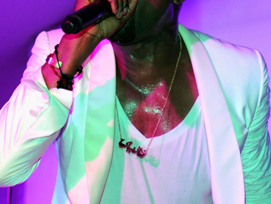 Kanye West sorgte für die musikalische Unterhaltung