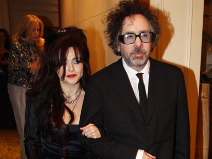 Regisseur Tim Burton und seine Frau, Hollywood-Star Helena Bonham Carter
