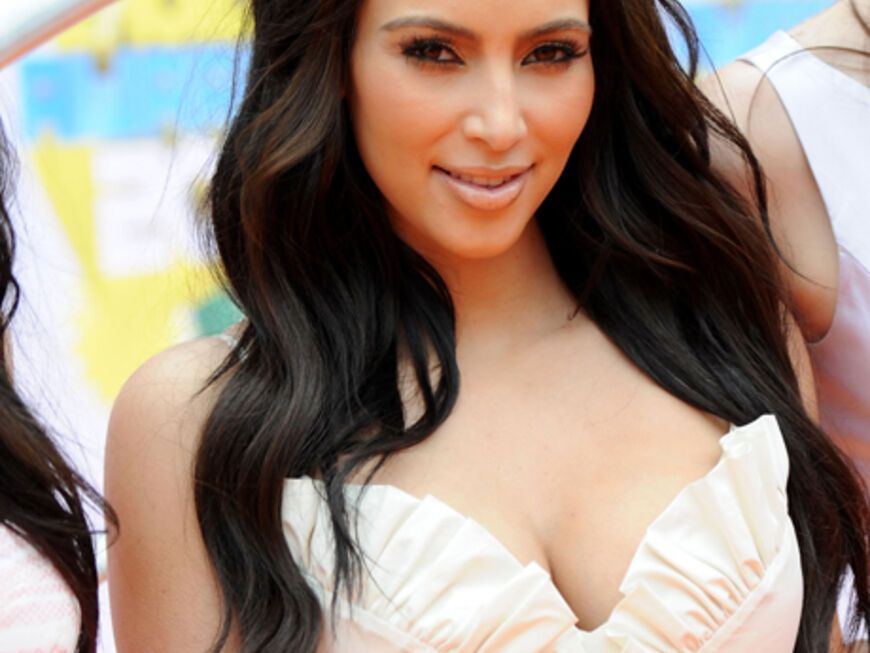 Auch Kim Kardashian ließ sich bei den "Kid's Choice Awards' blicken