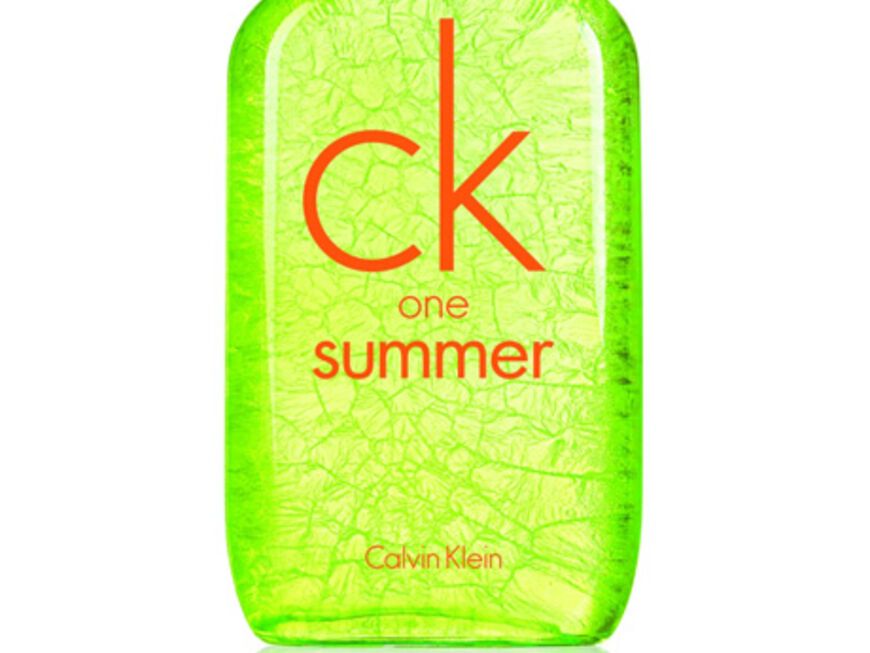 Erfrischt durch das Aroma von Minze, Gurke und grünem Apfel: âCK One Summer" von Calvin Klein, EdT, 100 ml, ca. 40 Euro