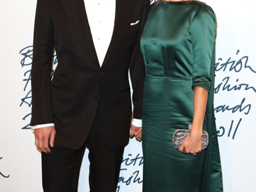 Auch Oscar-Preisträger Colin Firth kam mit Partnerin´  Livia Guiggioli vorbei