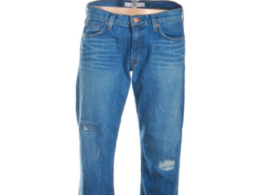 Boyfriend-Jeans mit abgewetzten Stellen von J Brand über Jades, ca. 340 Euro