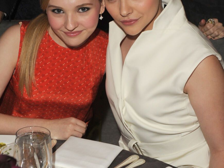 Jungschauspielerinnen Abigail Breslin und Chloe Moretz feierten gemeinsam bei anschließenden Luxus-Dinner im "Four Seasons"