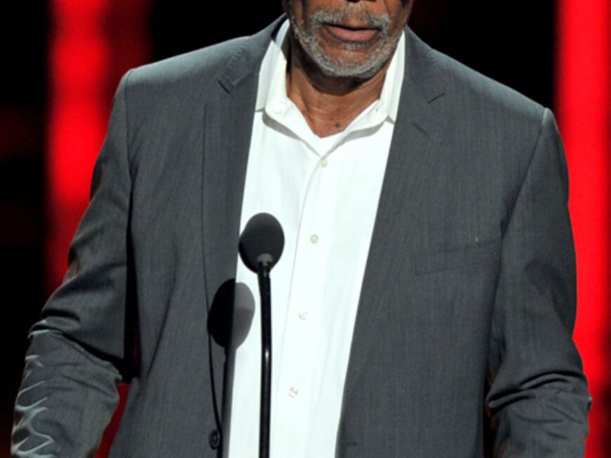 Große Ehre für Hollywood-Star Morgan Freeman. Der 74-Jährige bekam den "Favorite Movie Icon", der erstmals überreicht wurde