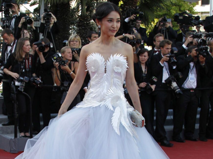 Moderne Cinderella? Die chinesische Schauspielerin Li Bingbing auf dem Roten Teppich