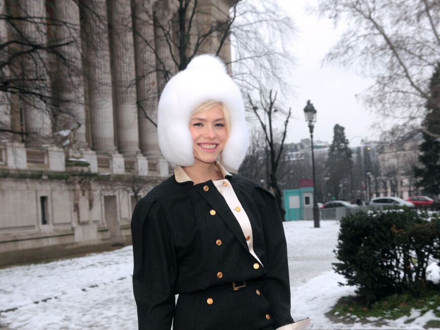 "Ich möchte ein Eisbär sein!" Model Elena Perminova zieht wohl demnächst an den Nordpol. Grüße an den Weihnachtsmann!