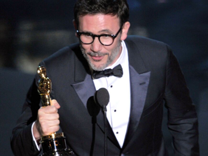 Abräumer: "The Artist"-Regisseur Michel Hazanavicius kann sich freuen. Sein Film gewann unter anderem auch in der wichtigsten Kategorie: Bester Film