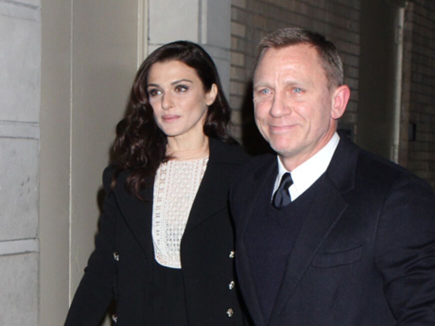 Auch gesehen: "James Bond"-Darsteller Daniel Craig mit seiner Frau Rachel Weisz