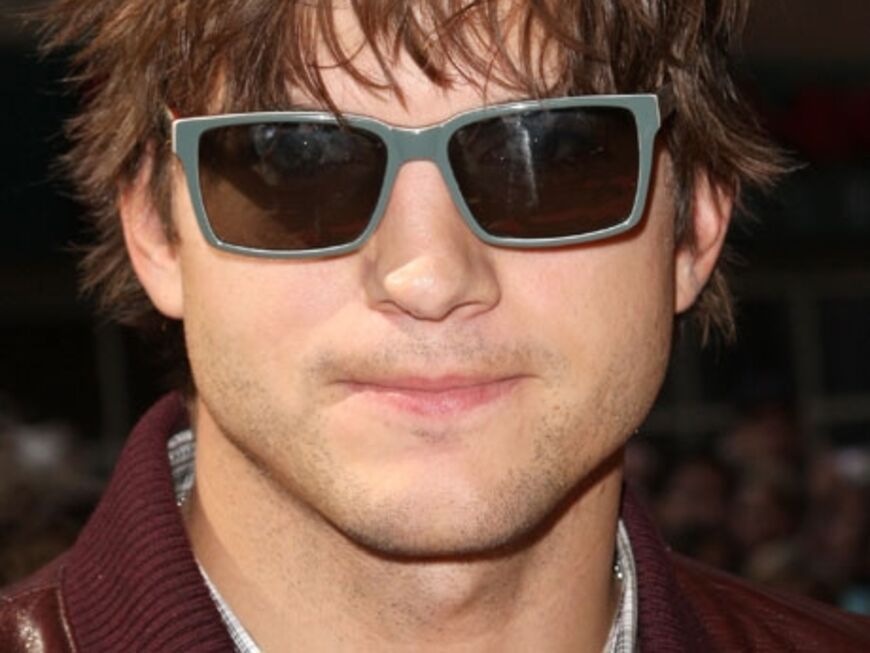 Ashton Kutcher mit stylischer Sonnenbrille