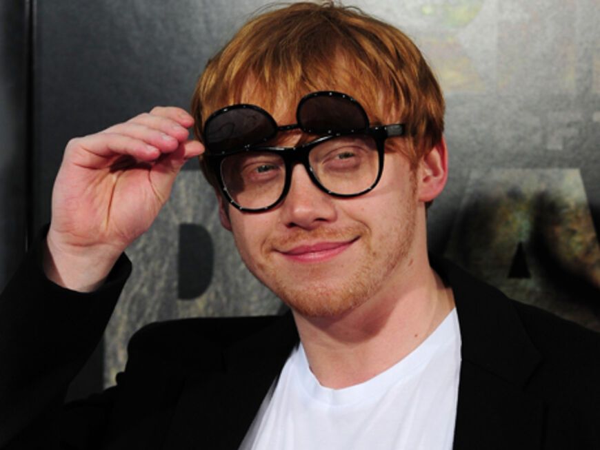 Mit Brille und gut: "Harry Potter"-Star Rupert Grint feierte in Los Angeles mit