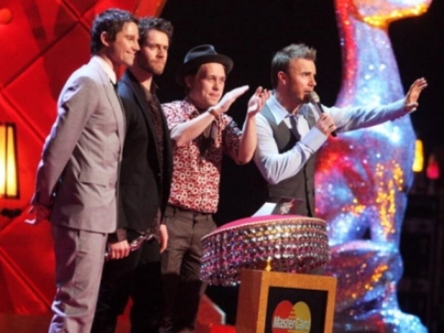 Take That bekamen den Brit-Award für "Shine" als beste britische Single 