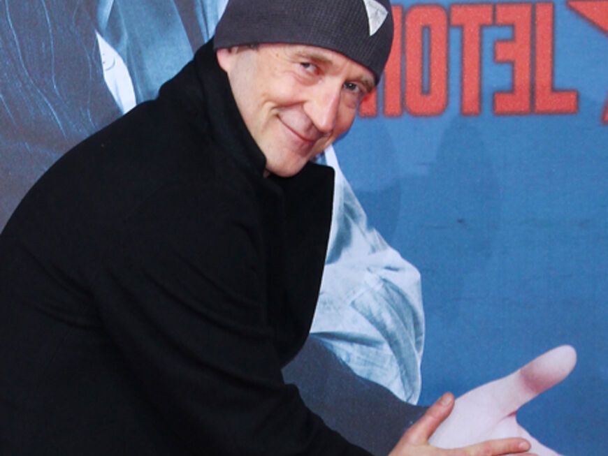 Passte sich den winterlichen Temperaturen der Haupstadt perfekt an: Schauspieler Peter Lohmeyer