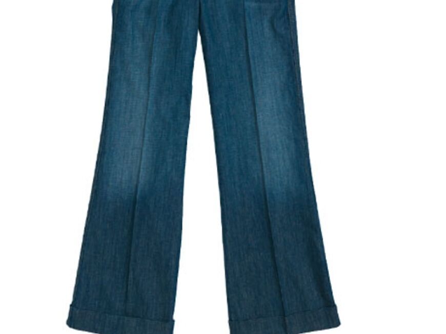 Marlene-Jeans mit Bügelfalte von Benetton, ca. 65 Euro