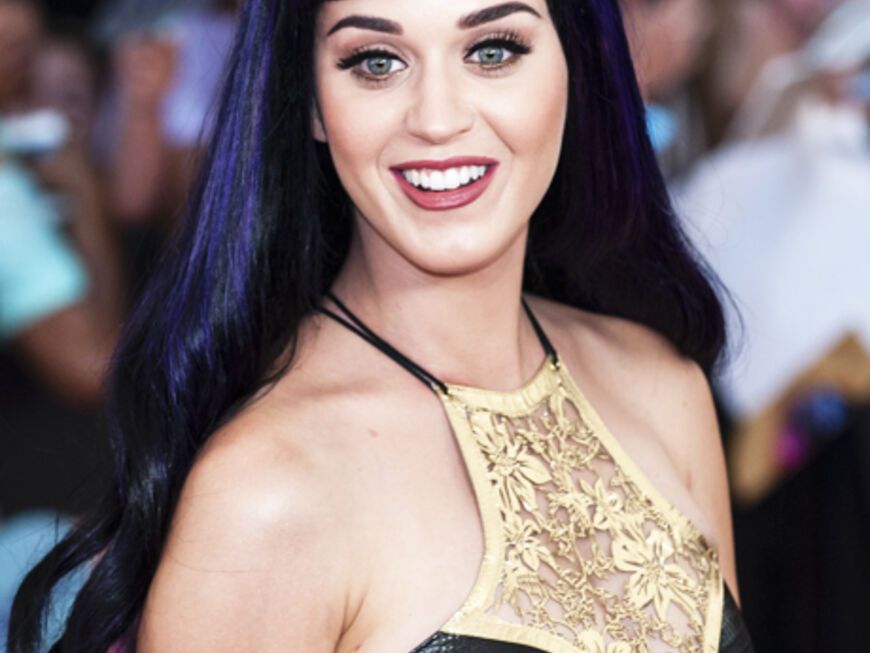 Mit violetter Mähne: Katy Perry
