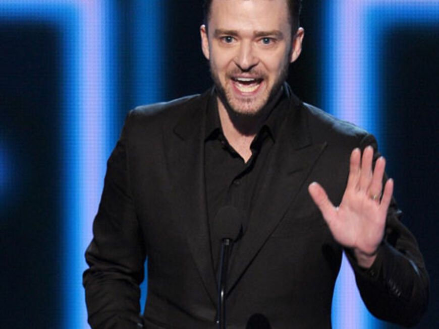 Mit insgesamt drei Auszeichnungen gehörte Justin Timberlake zu den Abräumern des Abends