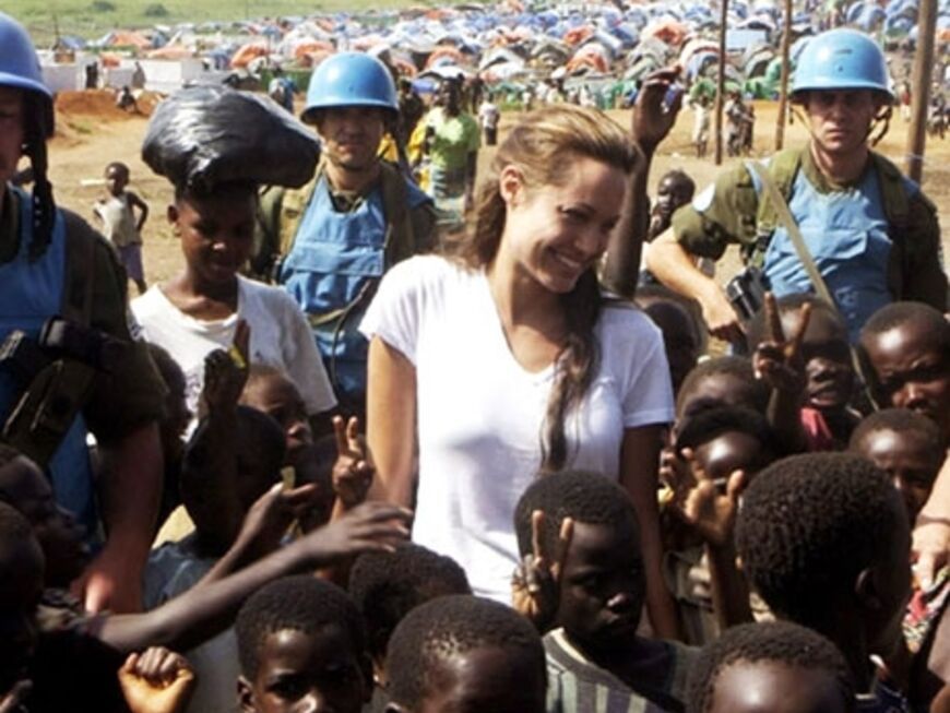 Angelina Jolie im Kongo