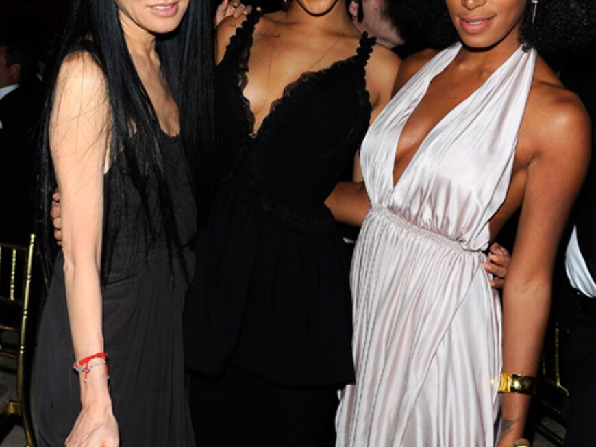 Das coolste Tripple des Abends: Vera Wang, Rihanna und Solange Knowles
