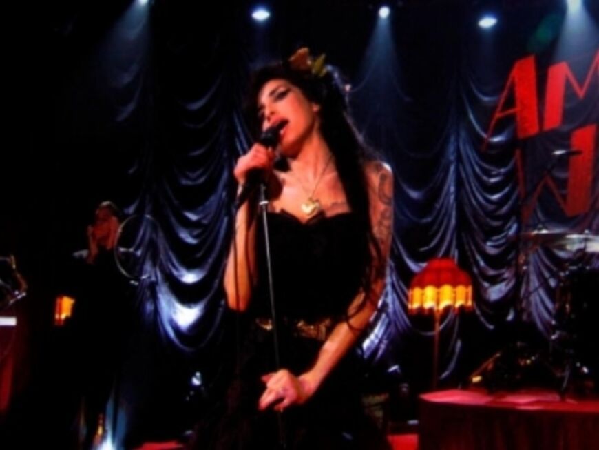Der Auftritt von Amy Winehouse wurde per Satellit aus London übertragen